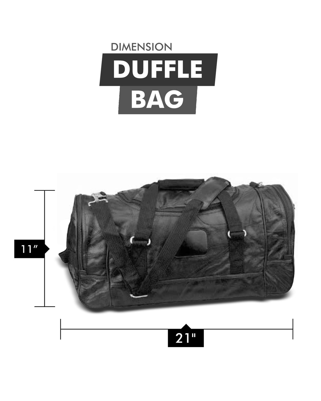 Classic 21 Leather Gym Bag